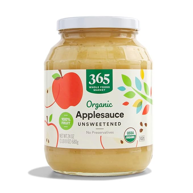 365 by Whole Foods Market, Organic Unsweetened Apple Sauce, 24 Ounce