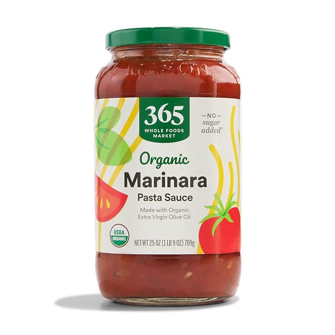 365 by Whole Foods Market, Organic Marinara Pasta Sauce, 25 Ounce